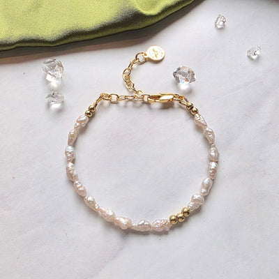 Vintage Silver Pearl Moonlight Bracelet Bracelet Shop Dreamers of Dreams