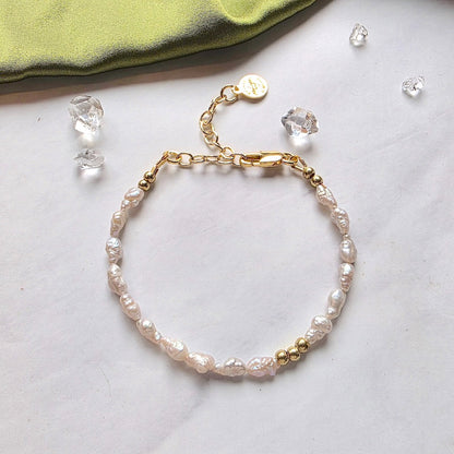 Vintage Silver Pearl Moonlight Bracelet Bracelet Shop Dreamers of Dreams