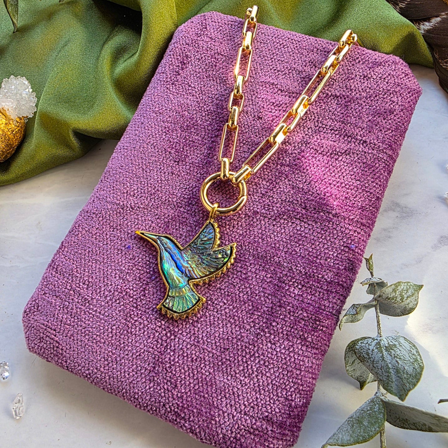 Petite Hummingbird Spirit Necklace Necklace Shop Dreamers of Dreams
