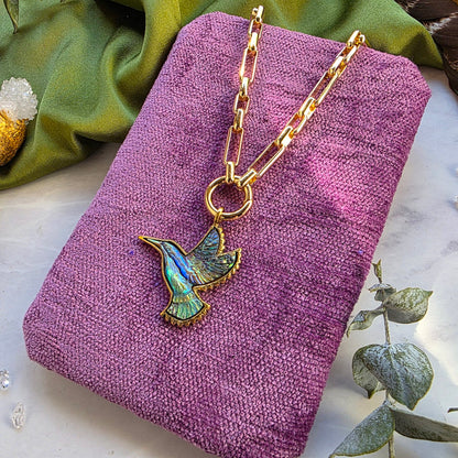 Petite Hummingbird Spirit Necklace Necklace Shop Dreamers of Dreams