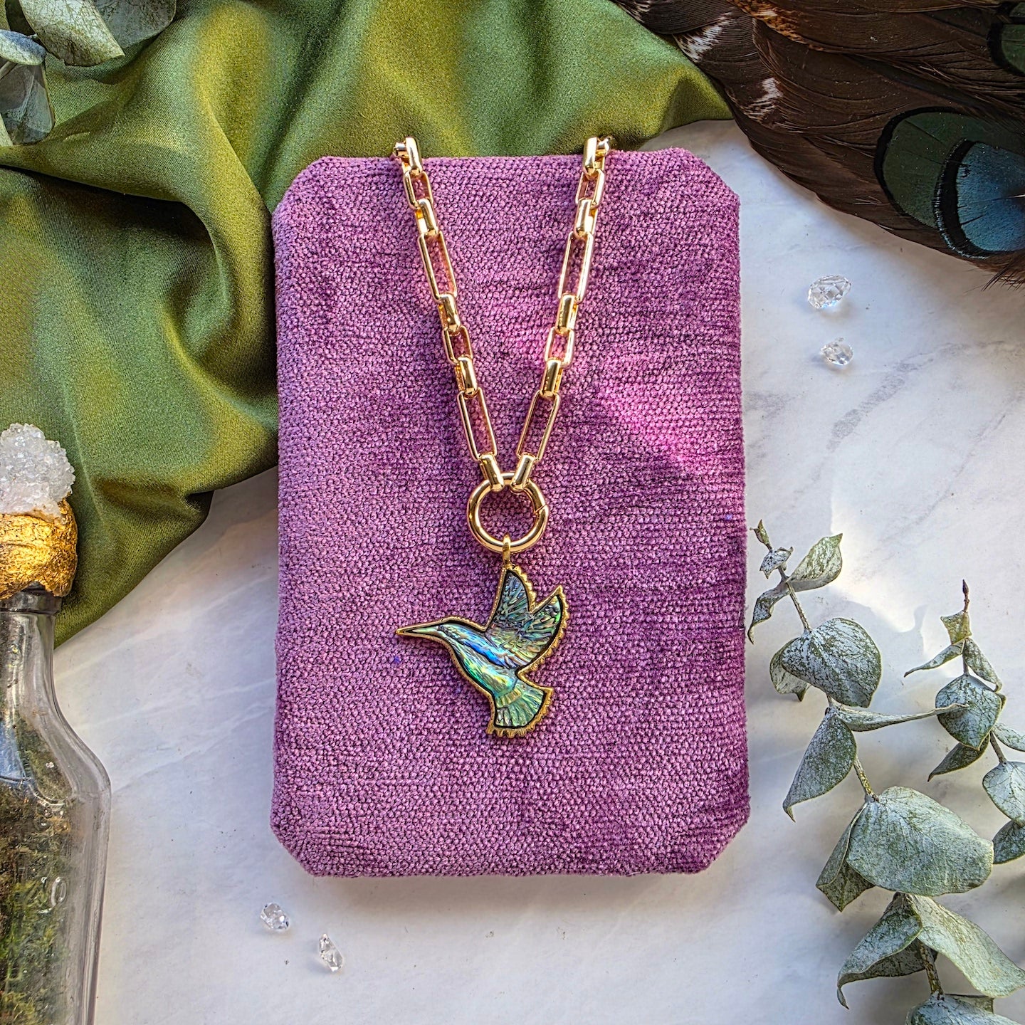 Petite Hummingbird Spirit Necklace Necklace Shop Dreamers of Dreams