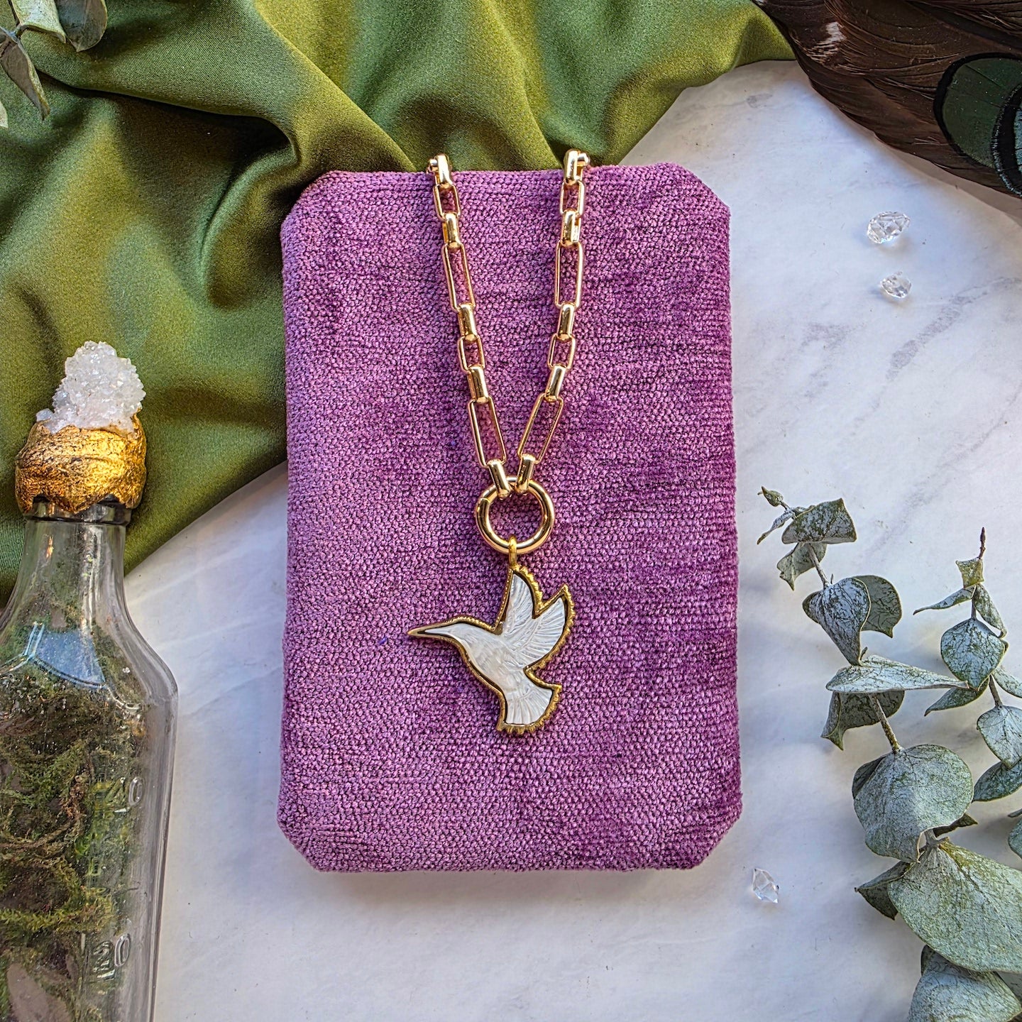 Petite Hummingbird Spirit Necklace Necklace Shop Dreamers of Dreams