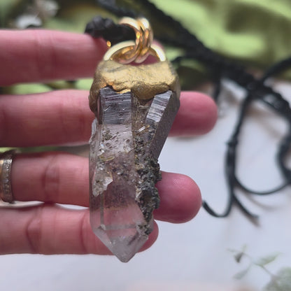 Lithium Hematite Quartz Talisman