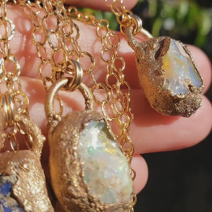 Raw Opal Nugget Necklace Necklace Shop Dreamers of Dreams