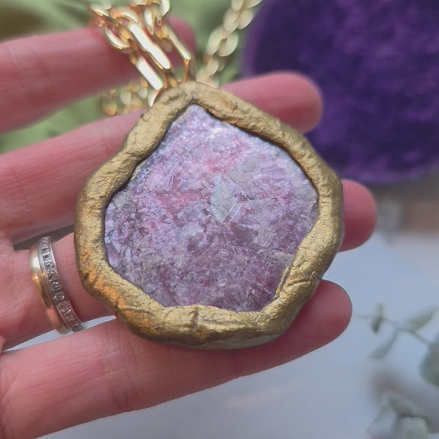 Lepidolite Magic Talisman Necklace Shop Dreamers of Dreams