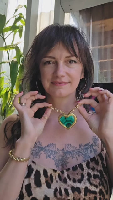 Malachite Courage Necklace