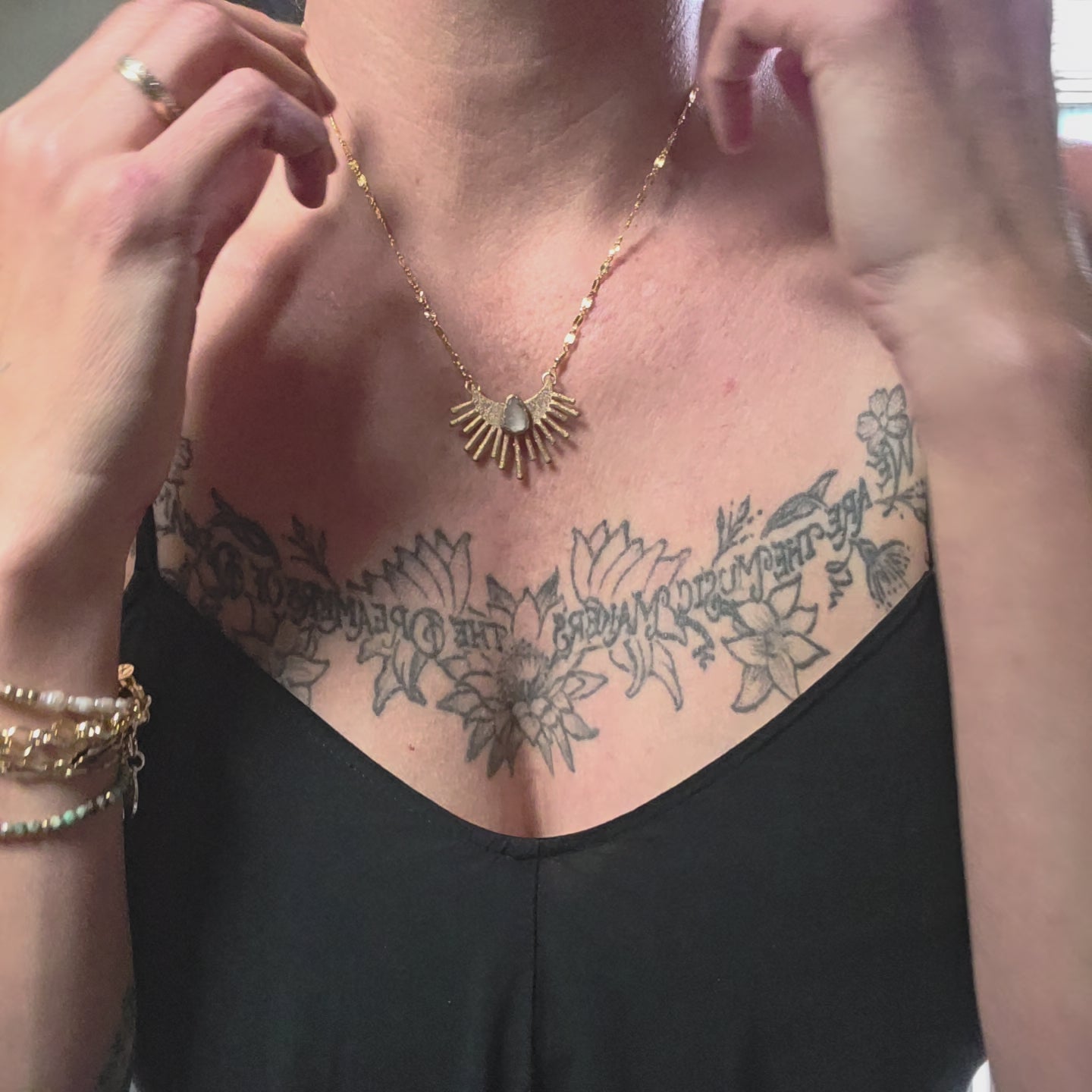Moonstone Aura Necklace Necklaces Shop Dreamers of Dreams