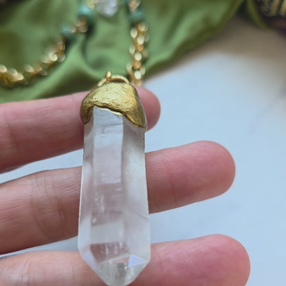 Lemurian Quartz Point Pendulum pendulum Shop Dreamers of Dreams