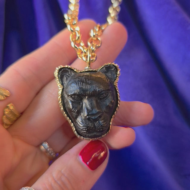 Mama Panther Spirit | Grace + Fortitude Necklace Necklace Shop Dreamers of Dreams