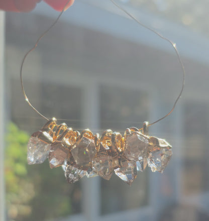 Herkimer Dainty Queen Necklace