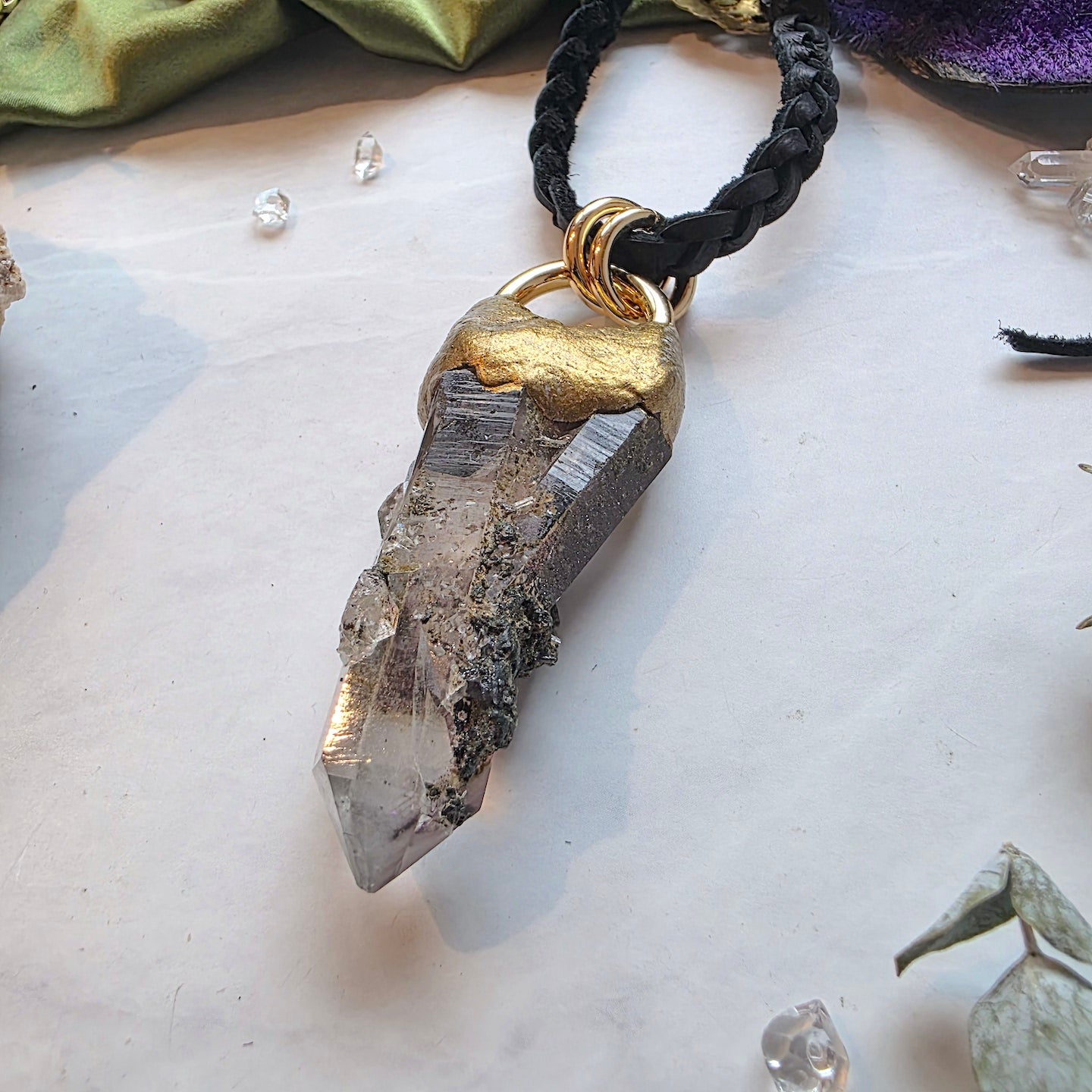 Lithium Hematite Quartz Talisman