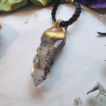 Lithium Hematite Quartz Talisman