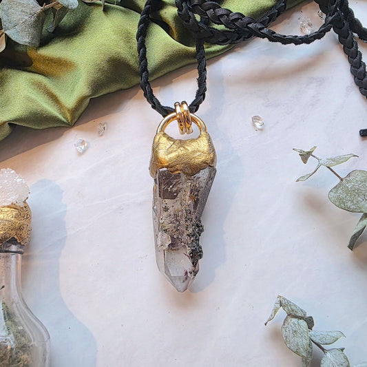 Lithium Hematite Quartz Talisman