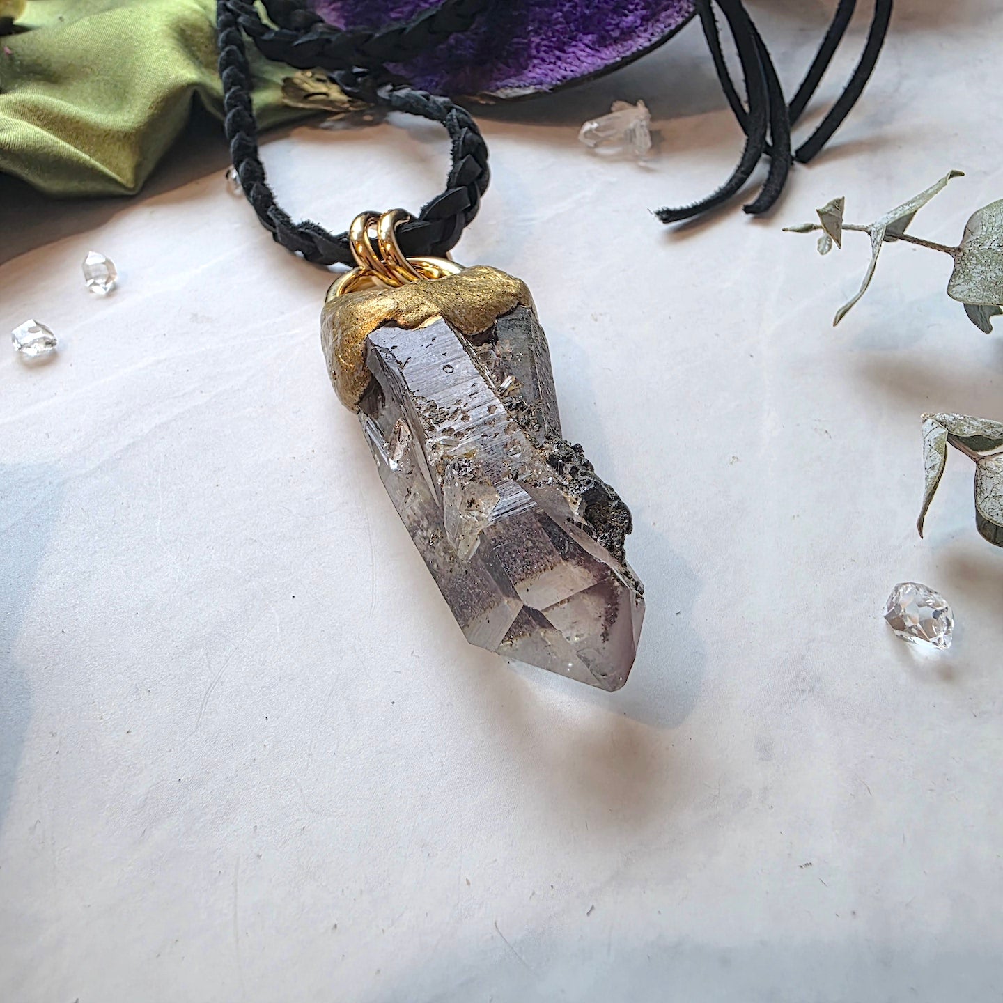 Lithium Hematite Quartz Talisman