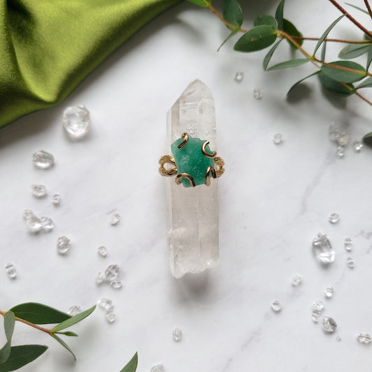 Raw Emerald Ring Ring Shop Dreamers of Dreams