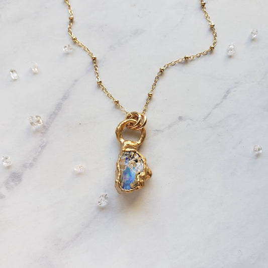 Raw Opal Nugget Necklace Necklace Shop Dreamers of Dreams