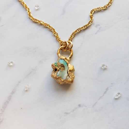 Raw Opal Nugget Necklace Necklace Shop Dreamers of Dreams