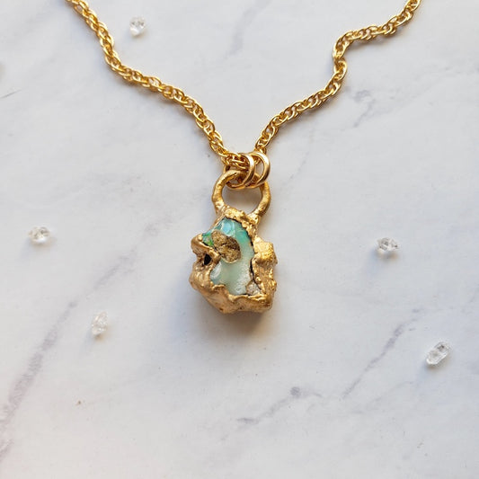 Raw Opal Nugget Necklace Necklace Shop Dreamers of Dreams