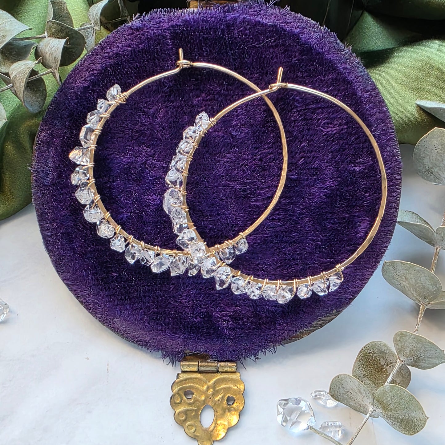 Rockstar Diamond Hoops Hoop Earrings Shop Dreamers of Dreams