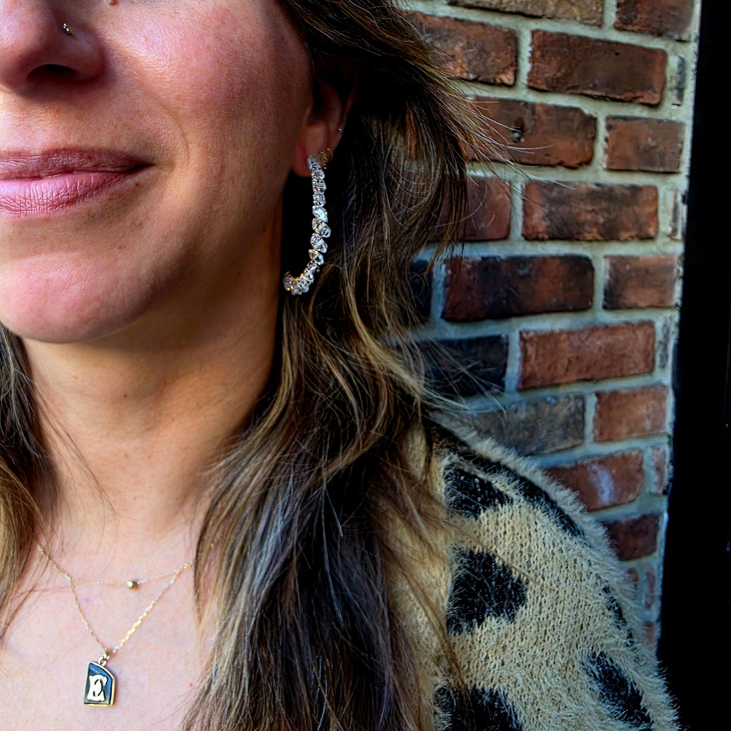 Rockstar Diamond Hoops Hoop Earrings Shop Dreamers of Dreams