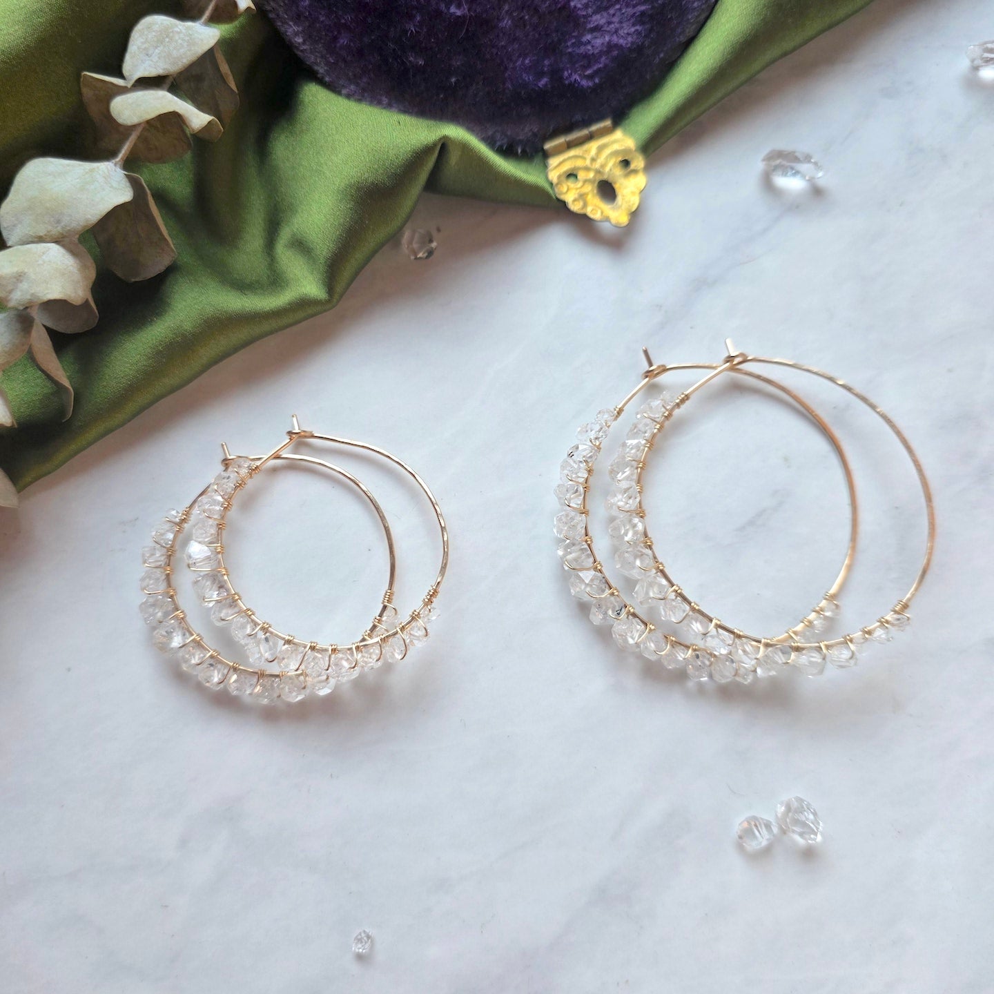 Rockstar Diamond Hoops Hoop Earrings Shop Dreamers of Dreams