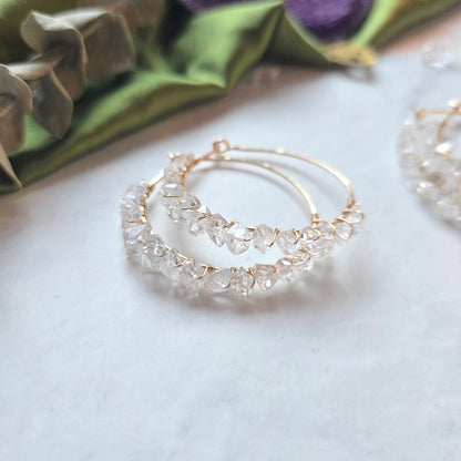 Rockstar Diamond Hoops Hoop Earrings Shop Dreamers of Dreams