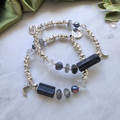 Mystic Energy Protection Bracelet Silver