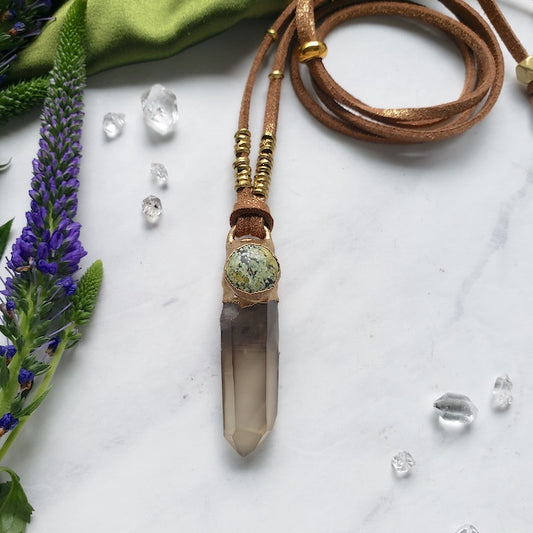 Smokey Quartz Talisman Necklace Necklace Shop Dreamers of Dreams