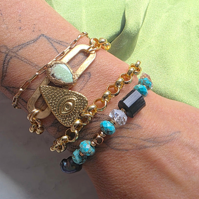 Turquoise Mystic Grounded Energy Bracelet