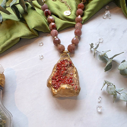 Vanadinite Crystal Talisman