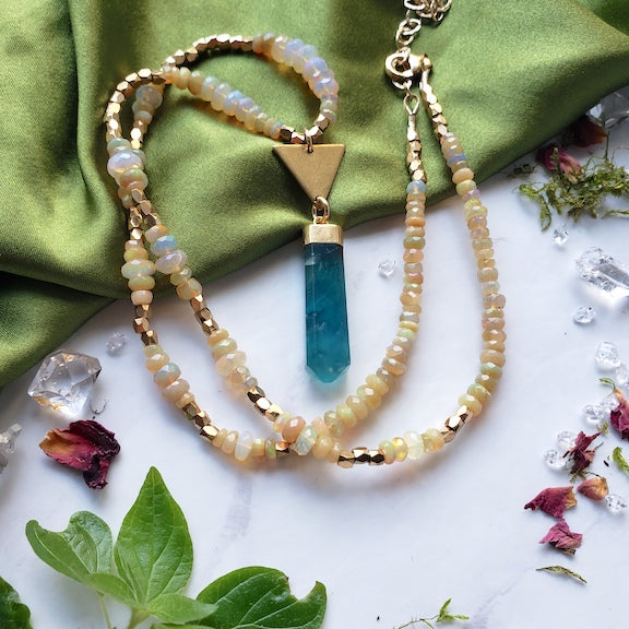 Aurora Opal Priestess Necklace Necklace Shop Dreamers of Dreams