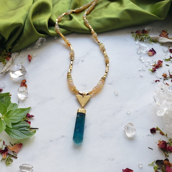 Aurora Opal Priestess Necklace Necklace Shop Dreamers of Dreams