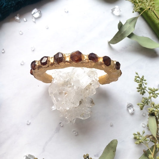 Made to Order | Spessartine Garnet Crown Bracelet Bracelet Shop Dreamers of Dreams