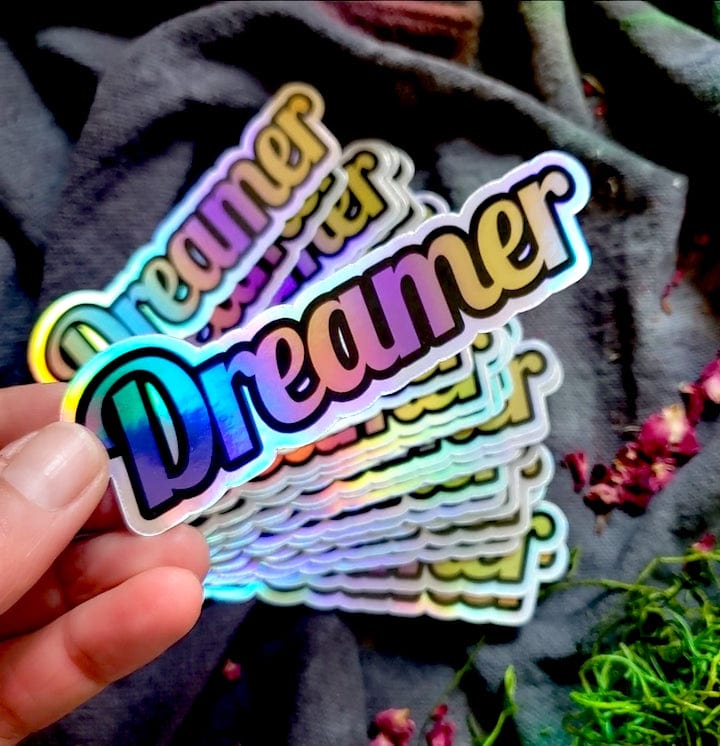 DREAMER Holographic Sticker Sticker Shop Dreamers of Dreams