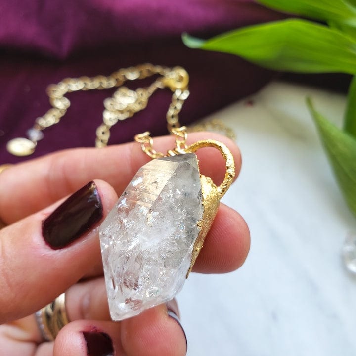 Herkimer Diamond Queen Necklace Necklace Shop Dreamers of Dreams