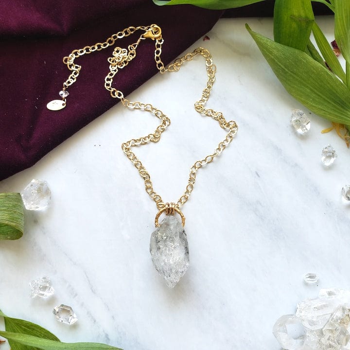 Herkimer Diamond Queen Necklace Necklace Shop Dreamers of Dreams