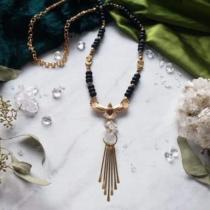 I Am Free Golden Eagle Necklace Shop Dreamers of Dreams