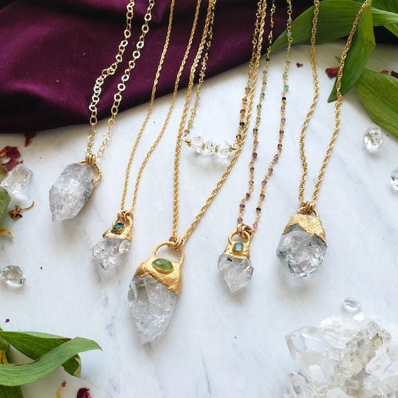 Herkimer Diamond Queen Necklace Necklace Shop Dreamers of Dreams