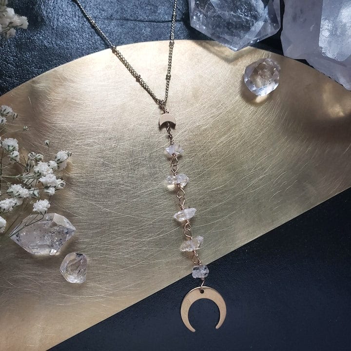 Solstice Moon Drop Necklace Necklace Shop Dreamers of Dreams
