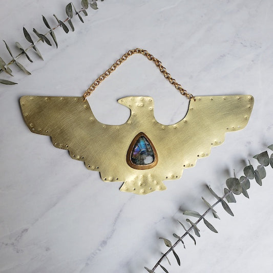 Labradorite Earring Keeper Wall Hanging Shop Dreamers of Dreams
