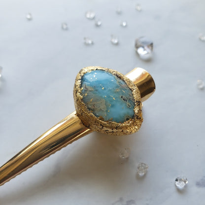 Larimar Hair Clip Small Hair Clip Shop Dreamers of Dreams