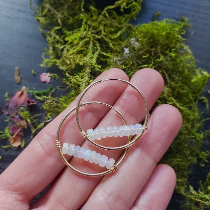 Endless Opal Hoops Earrings Shop Dreamers of Dreams