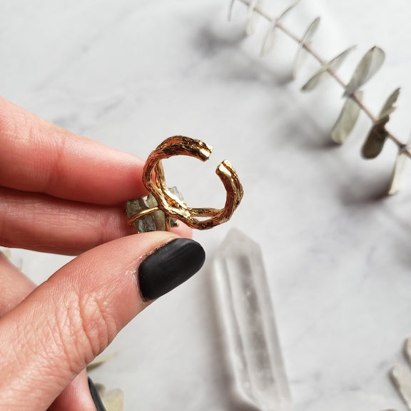 Moldavite Ring Adjustable RING Shop Dreamers of Dreams