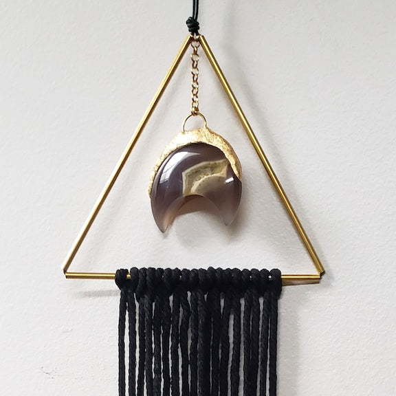Druzy Moon Baby Wall Hanging Wall Hanging Shop Dreamers of Dreams