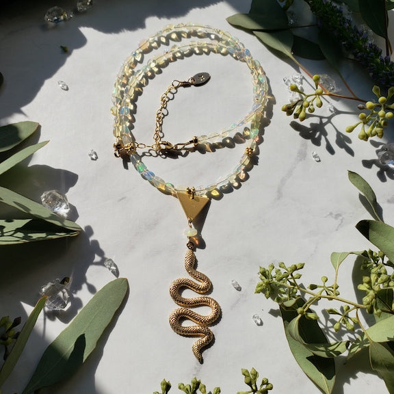 Opal Serpent Ascend Necklace Necklace Shop Dreamers of Dreams