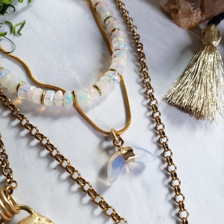Opalite Dream Moon Necklace Necklace Shop Dreamers of Dreams