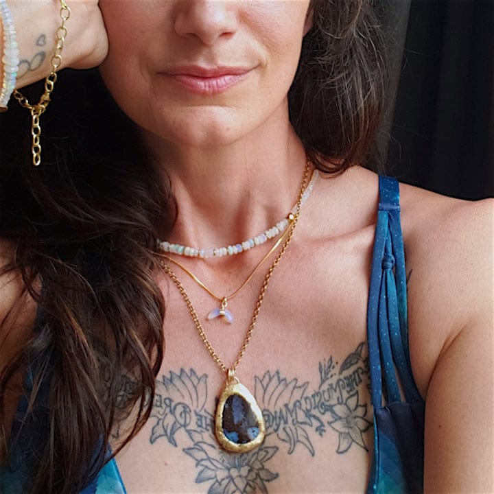 Opalite Dream Moon Necklace Necklace Shop Dreamers of Dreams