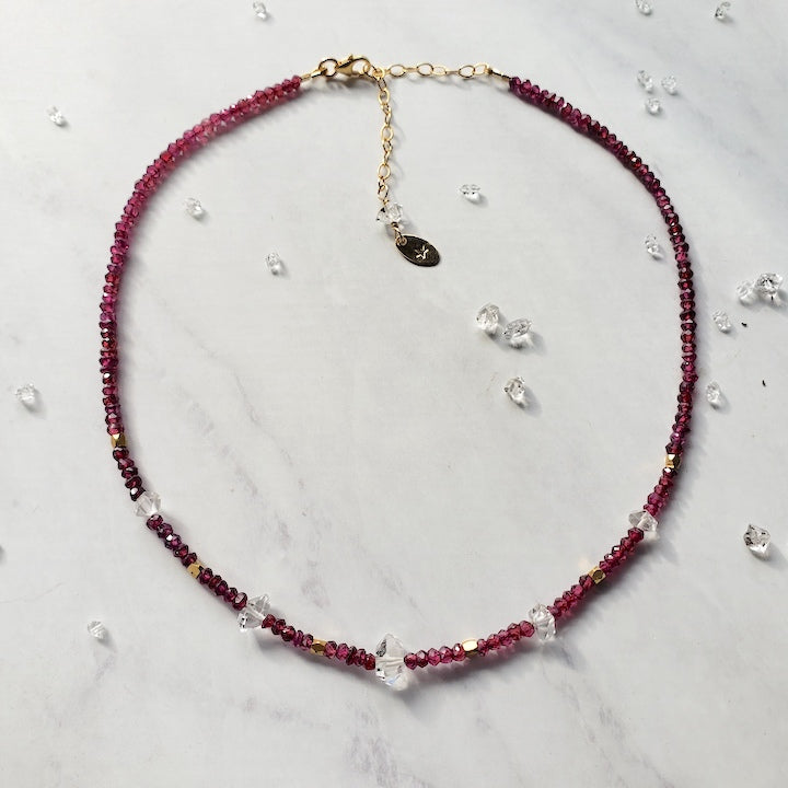 Rubellite Garnet Amore Necklace Necklace Shop Dreamers of Dreams