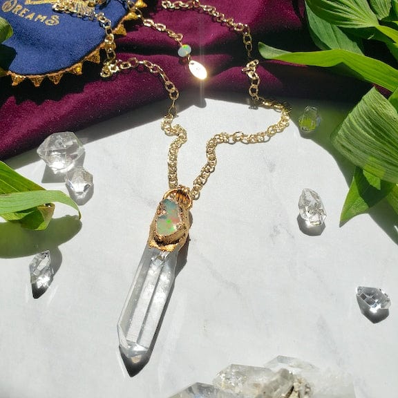 Sunrise Lemurian Seed Necklace Necklaces Shop Dreamers of Dreams