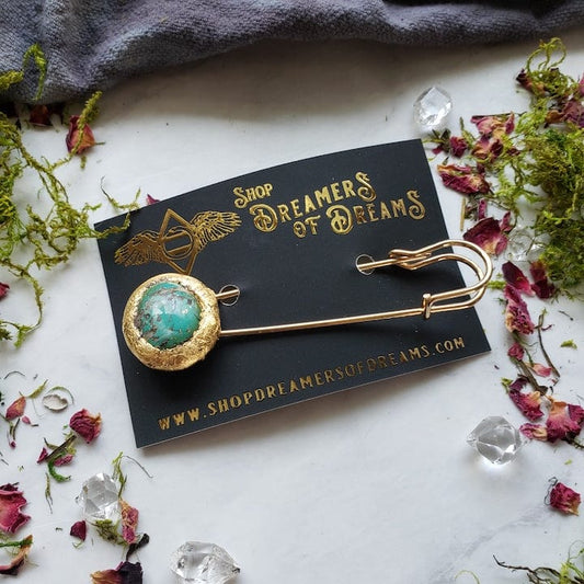 Turquoise Shawl Pin Shawl Pin Shop Dreamers of Dreams